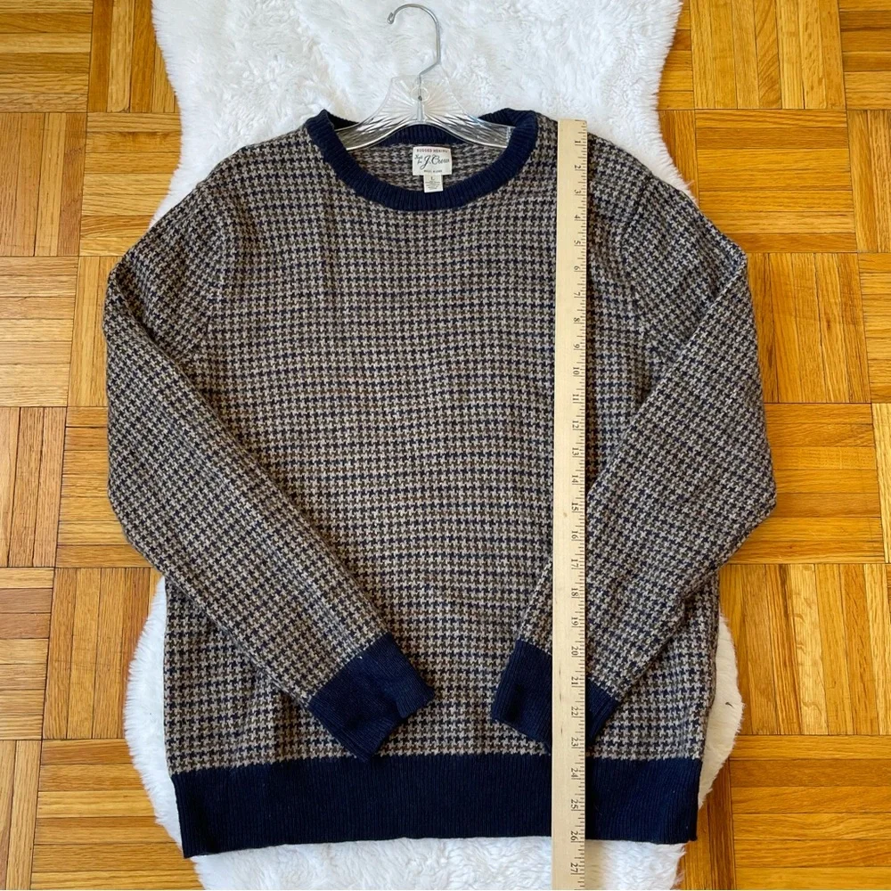 J. CREW unisex vintage preppy wool sweater large‎